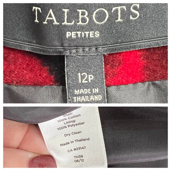 Talbot's Petites Velvet Skirt Women's 12P Whimsigoth Fairy Grunge Vamp Moody Y2K - Picture 5 of 6